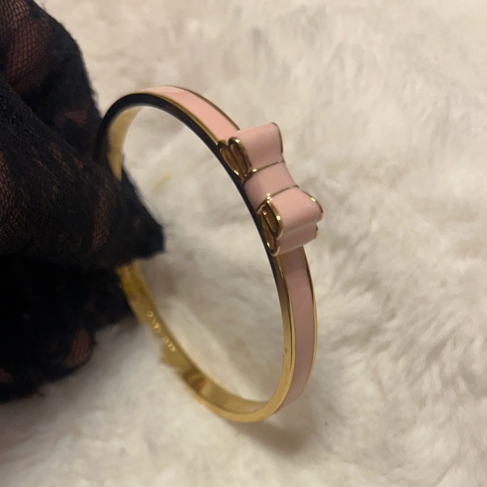 Kate Spade New York Pink and Gold Bow Bracelet - Picture 6 of 8